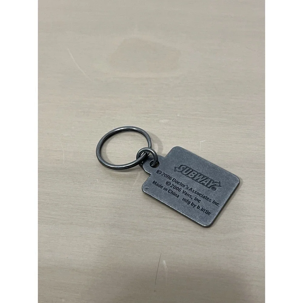 VANS Metal Keychain – Logo Tag – Subway Promo Collab – 2005/2006 – Rare